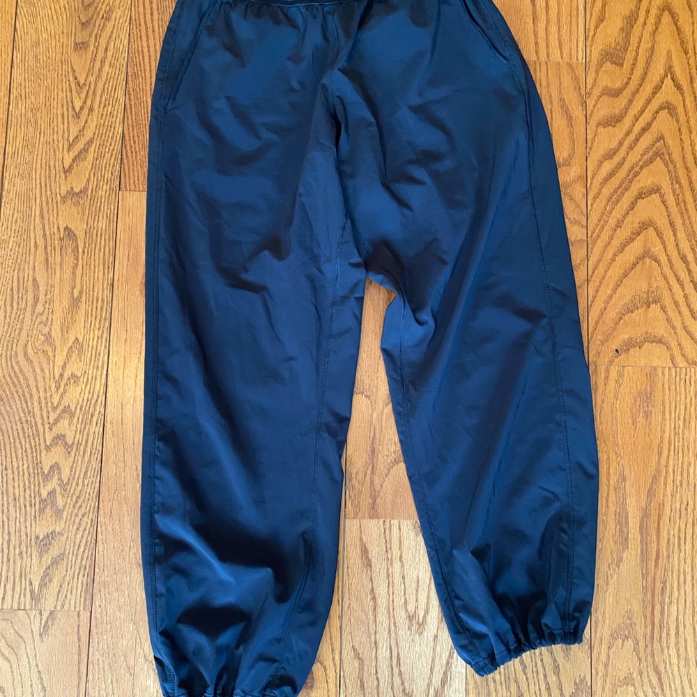 Lululemon Black Track Pants with Elastic Cuffs